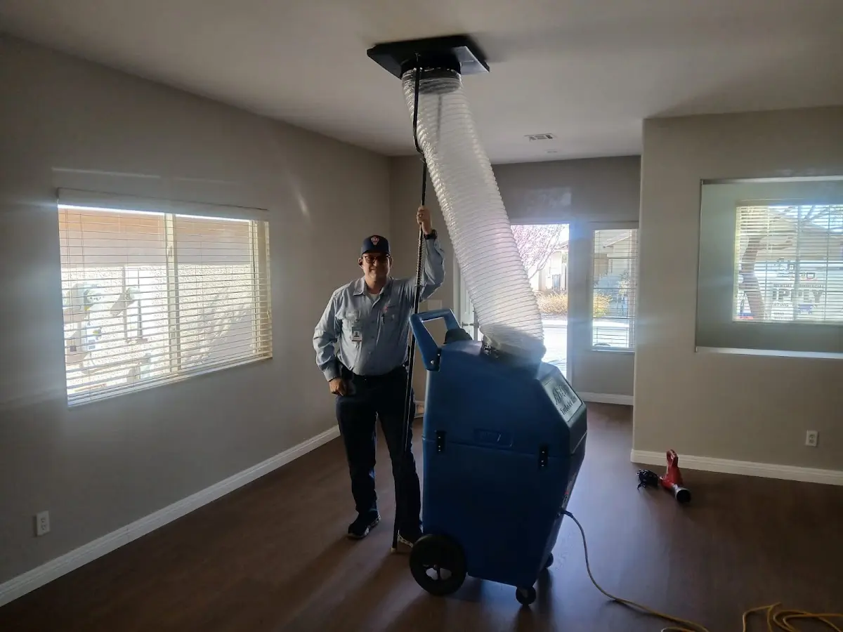 Professional Dryer Vent Cleaning work inside a West St. Paul home